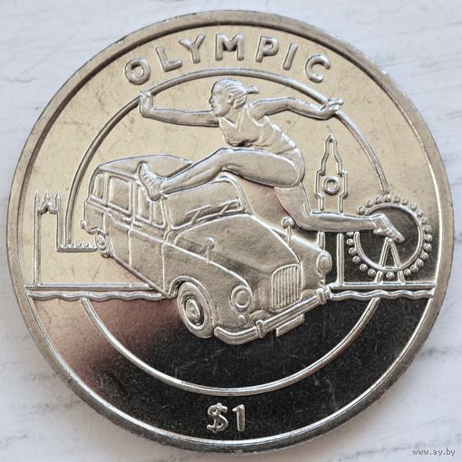 Сьерра-Леоне 1 доллар 2012 год "XXX летние Олимпийские Игры, Лондон 2012 - Бег с препятствиями"