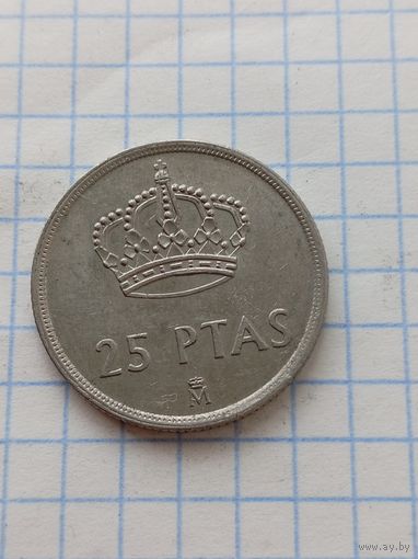 25 песет 1983 года