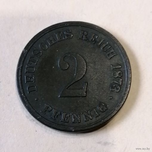 2 пфеннига 1873 А