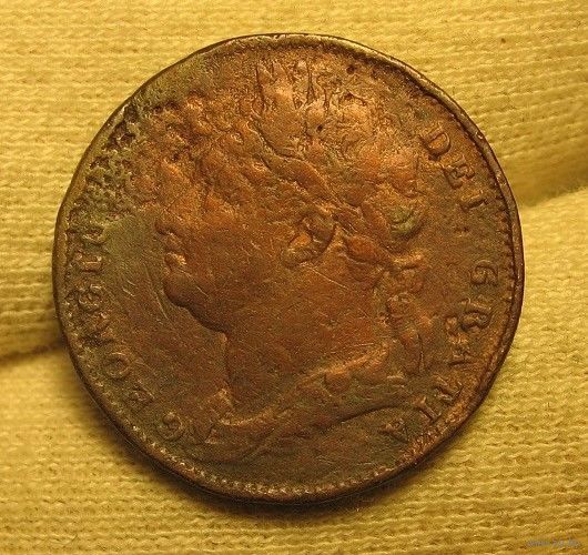 Великобритания 1 фартинг 1823