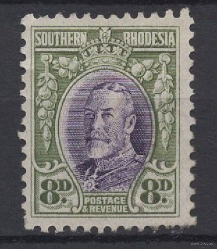 1931-37 Южная Родезия /Southern Rhodesia* 8d стандарт Георг V второй выпуск  SG#21