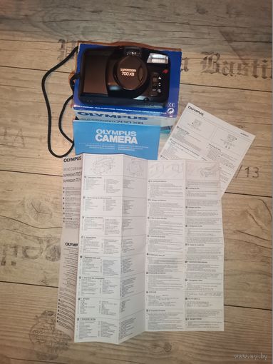 Плёночная фотокамера OLYMPUS SUPERZOOM 700 XB, рабочая.