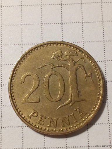 20 пенни Финляндия 1979 год