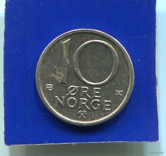 Норвегия 10 эре 1974