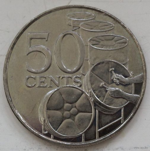 Тринидад и Тобаго 50 центов 2003 год. А-2