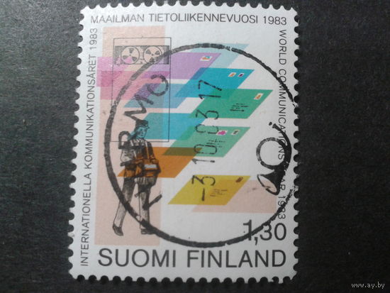 Финляндия 1983 почтальон
