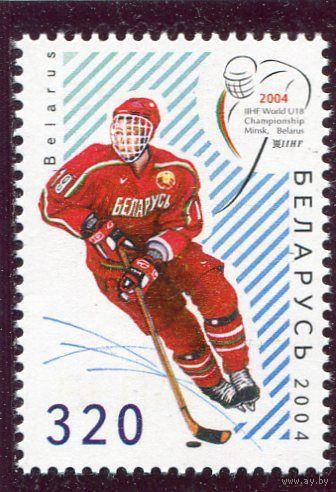 Беларусь 2004. Чемпионат мира по хоккею с шайбой. Хоккеист