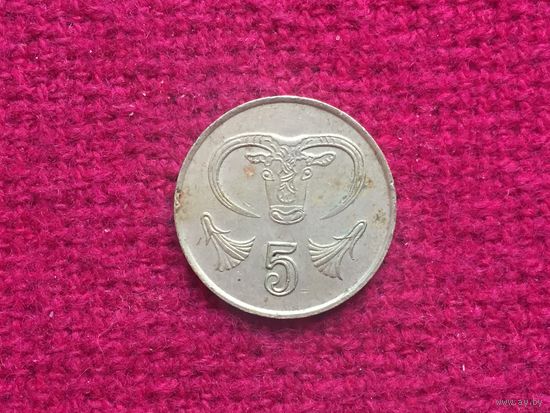 Кипр 5 центов 1987 г.