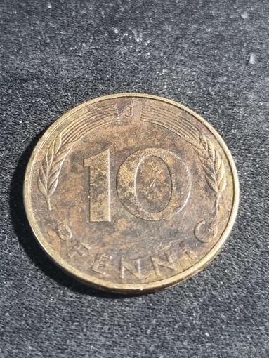Германия 10 пфеннигов 1983 J