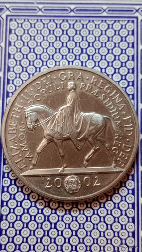 Великобритания 5 фунтов 2002 золотой юбилей