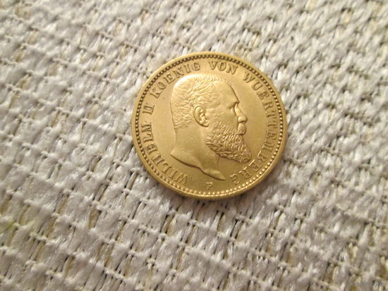 20 марок ,  Германия ,  Вюртемберг ,   1897 г.