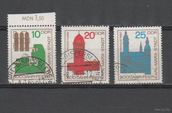 ГДР Архитектура 1965 3м (гаш)