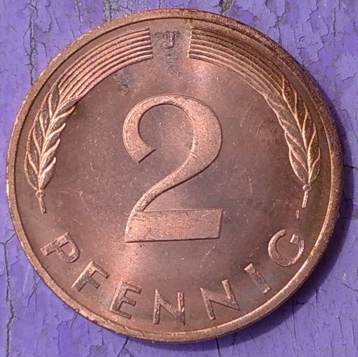 2 пфеннига 1994 J ФРГ. Возможен обмен