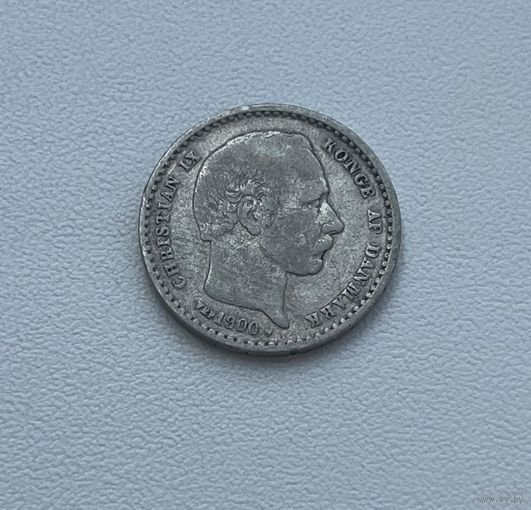ДАНИЯ  25 эре 1900 г.