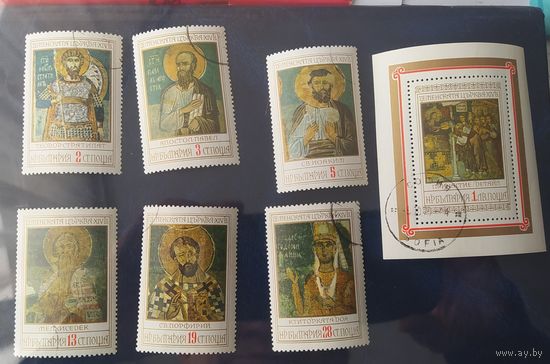 Болгария 1976  , Живопись иконы.