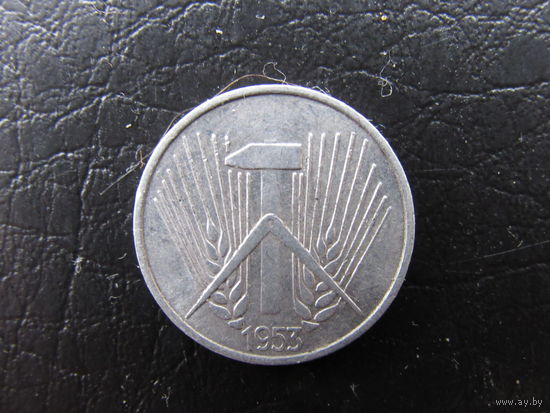 Германия - ГДР 1 пфенниг, 1953А . С 20 копеек. Распродажа коллекции. Смотрите другие лоты.