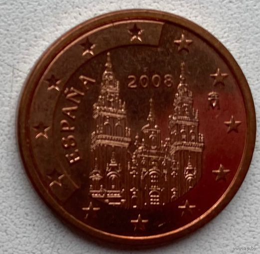 Испания 5 евроцентов 2008 г.