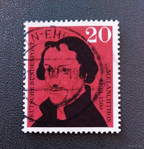 Марка Германия 1960 год 400 лет со дня смерти Филиппа Мелангхтона