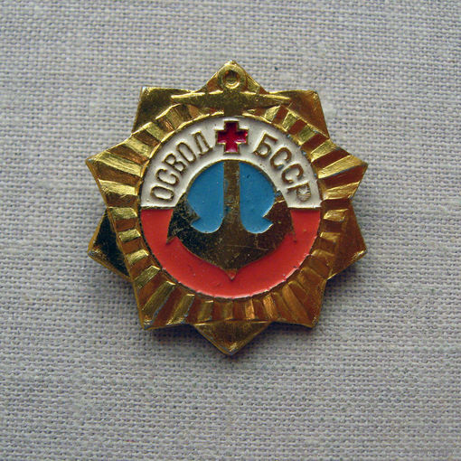 24TS Значок ОСВод БССР СССР Выпуск 1970-1980-е