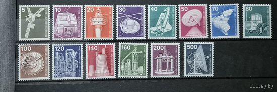 Западный Берлин 1975 Mi.494-506 MNH**