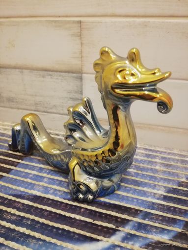 Фарфоровая статуэтка дракон МФЗ автор Богданов