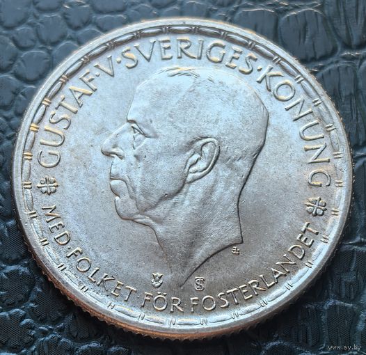 2 кроны Швеция 1945 года (Король Густав V