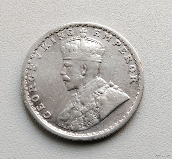 1/2 рупии 1918 г