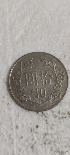 Тайвань 10 долларов