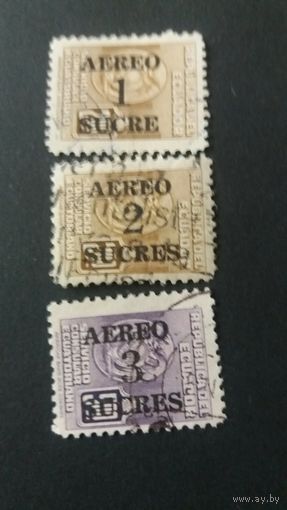 Эквадор  1954 3м н/п