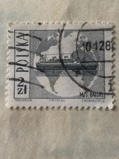 Польша 1966. Теплоход Батори