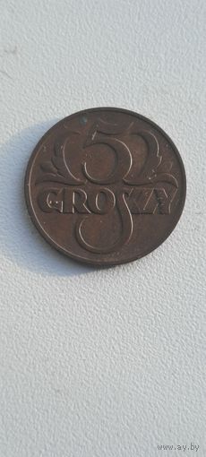 Польша 5 грошей 1936