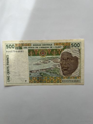 Того. 500 франков