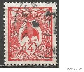 Новая Каледония. Нелетающая птица Кагу. 1960г. Mi#330.