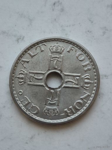 50 эре 1941 года Норвегия. Монета не чищена. 45273