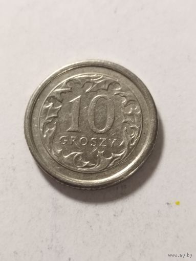 Польша 10 грош 2000