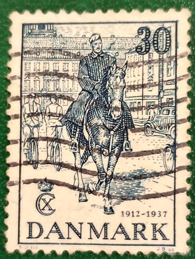 Дания 15 мая 1937. 25 летие вступления на престол короля Кристиана X