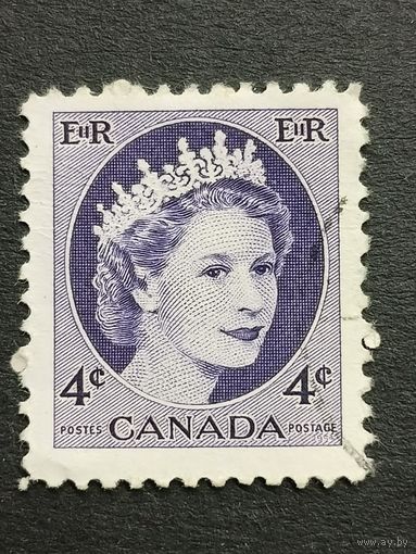 Канада 1954. Королева Елизавета II