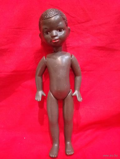 Кукла Негритёнок, СССР,не частая игрушка,, всё Отлично, без Минимальной цены