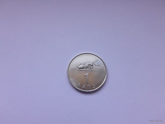 1 лат 2003 года. Латвия. Муравей