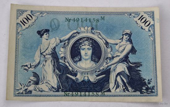 1908 год Германия 100 марок