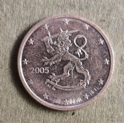 Финляндия 2 евроцента, 2005 г., KM# 99