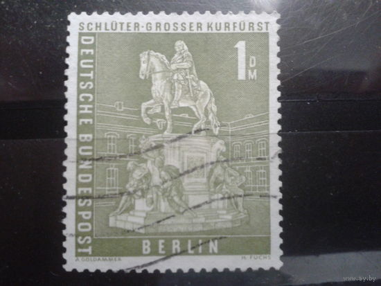 Берлин 1956 стандарт, памятник Михель-3,0 евро гаш.