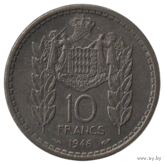 10 франков 1946 Монако