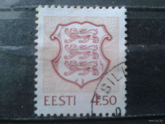 Эстония 1998 Стандарт, герб 4,50