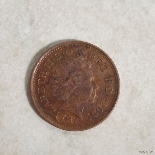 1 пенни 2001 Великобритания
