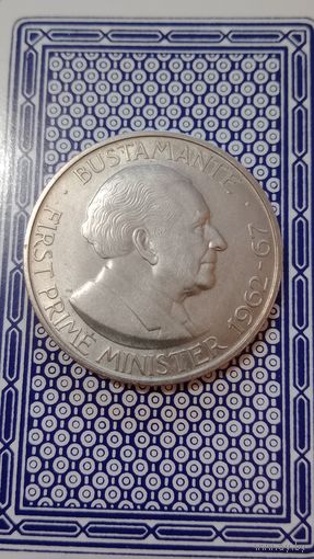 Ямайка 1 доллар 1976 Бустаманте первый премьер министр