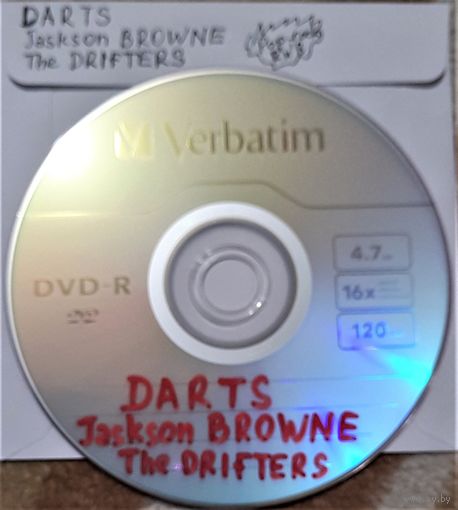 DVD MP3 полная дискография - DARTS, Jackson BROWNE, The DRIFTERS ( classic / pop-rock, R'n'B) - 1 DVD