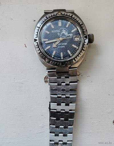 Часы Восток амфибия мужик в пузыре