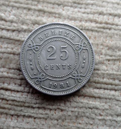 Werty71 Белиз 25 центов 1981