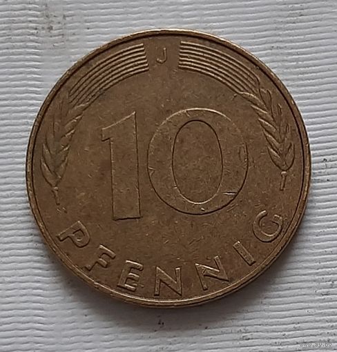 10 пфеннигов 1991 г. J. Германия